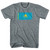 Kazakhstan Country Flag Adult Tri-Blend T-shirt - Athletic Grey Kazakhstan Country Flag Adult Tri-Blend T-shirt - Athletic Grey