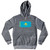 Kazakhstan Country Flag Tri-Blend Hoodie - Athletic Grey Kazakhstan Country Flag Tri-Blend Hoodie - Athletic Grey
