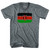 Kenya Country Flag Tri-Blend V-neck Womens Junior Cut T-shirt - Athletic Grey