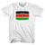 Kenya Country Flag Adult Cotton T-shirt - White