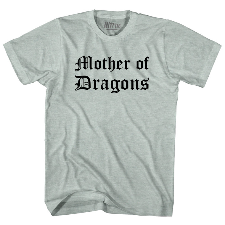 Mother Of Dragons Adult Tri-Blend T-shirt - Athletic Cool Grey