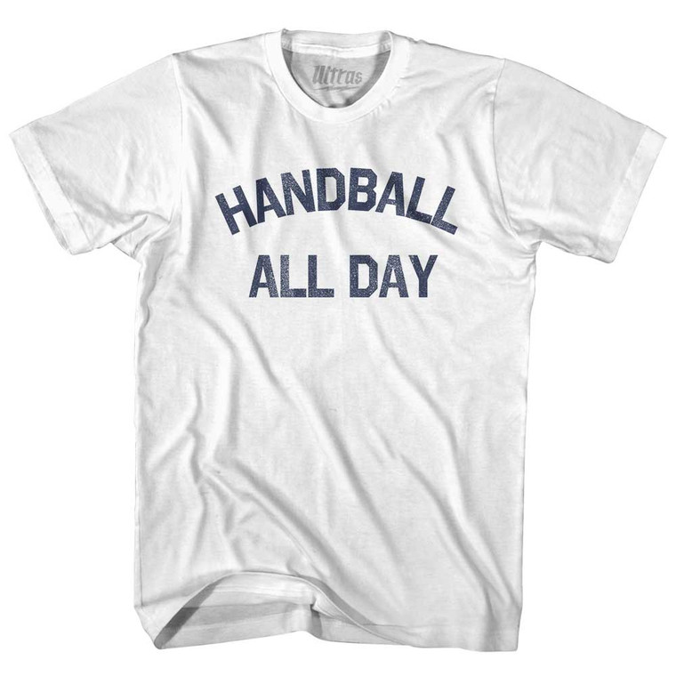 Handball All Day Youth Cotton T-shirt - White
