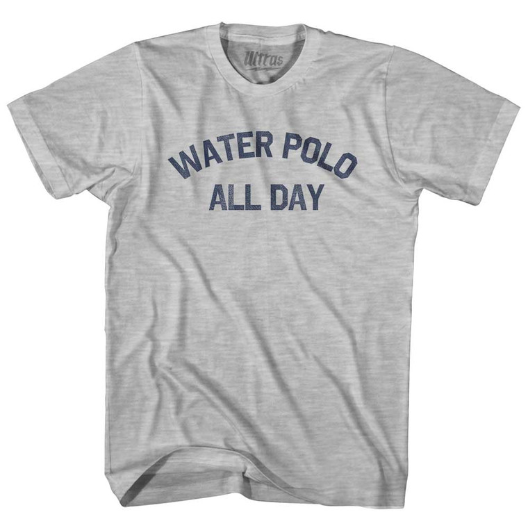 Water Polo All Day Youth Cotton T-shirt - Grey Heather