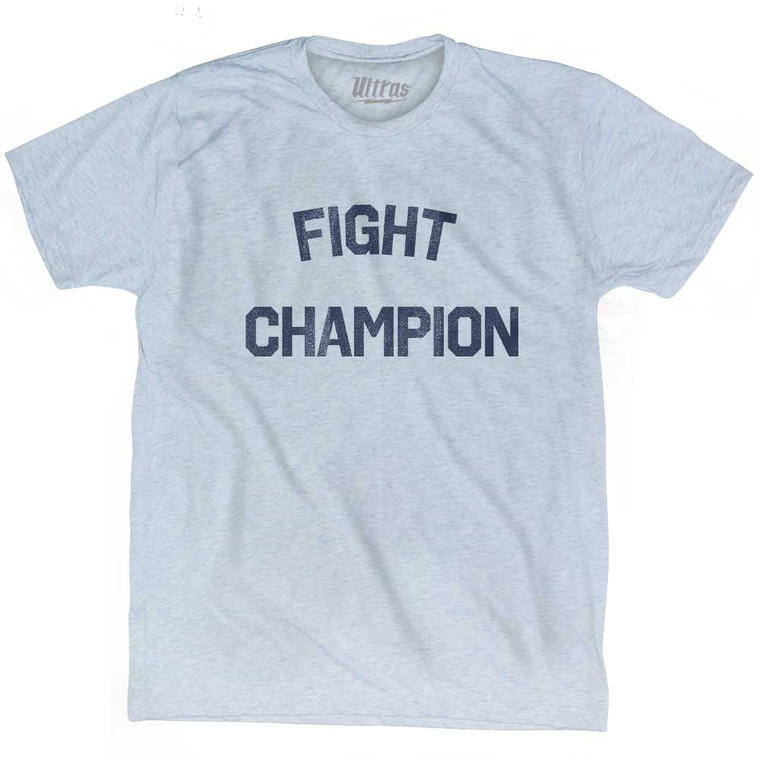 Fight Champion Adult Tri-Blend T-shirt - Athletic White