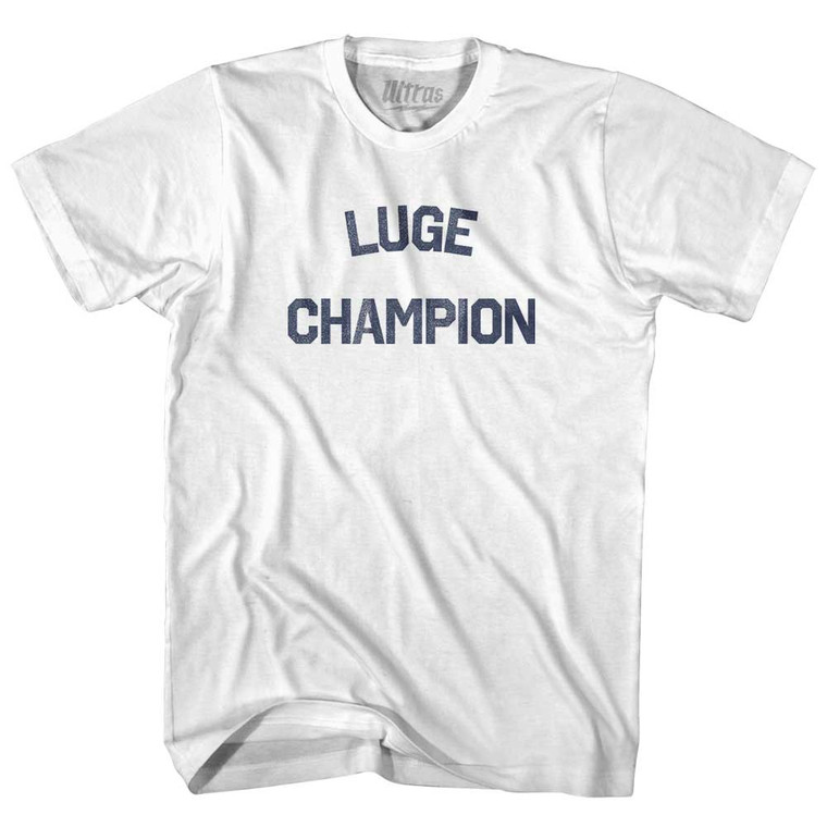 Luge Champion Womens Cotton Junior Cut T-Shirt - White