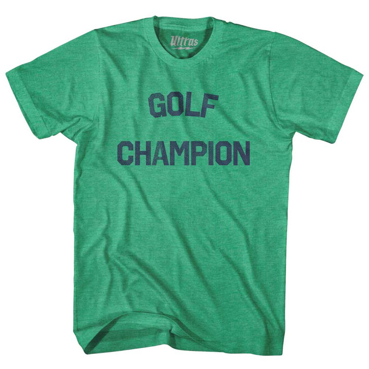 Golf Champion Adult Tri-Blend T-shirt - Kelly