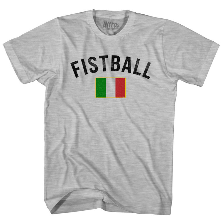 Italy Fistball Country Flag Womens Cotton Junior Cut T-Shirt - Grey Heather