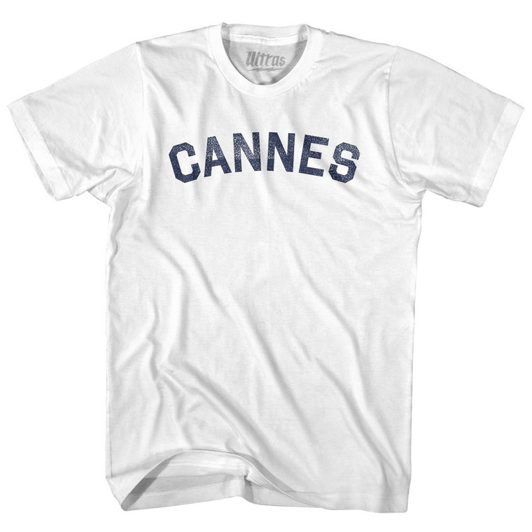 Cannes Womens Cotton Junior Cut T-Shirt - White
