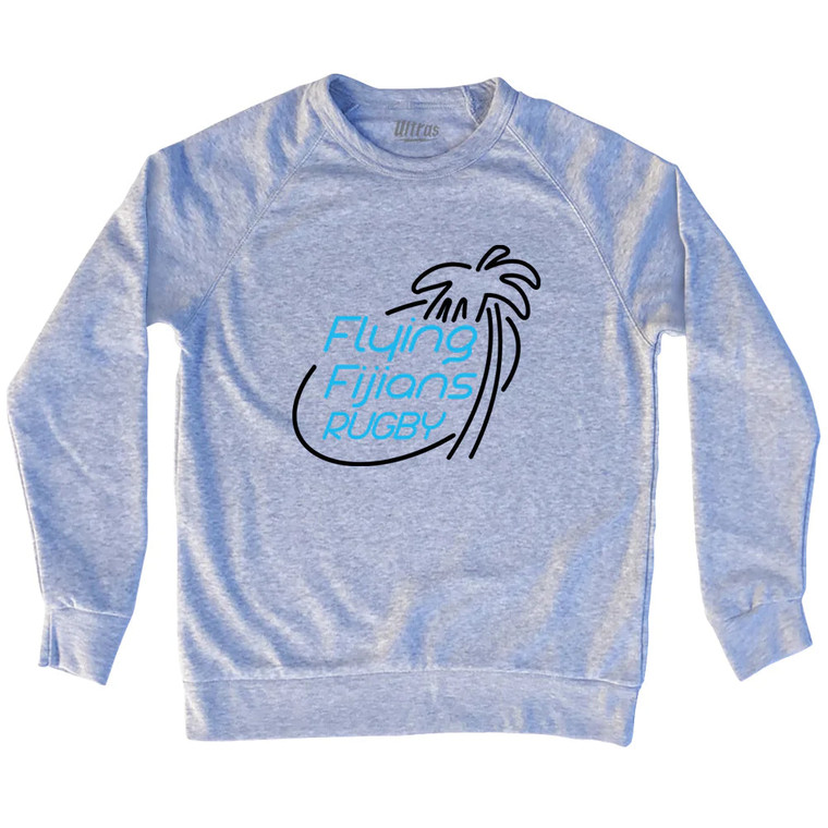 Fiji Rugby Flying Fijians Adult Tri-Blend Sweatshirt - Grey Heather