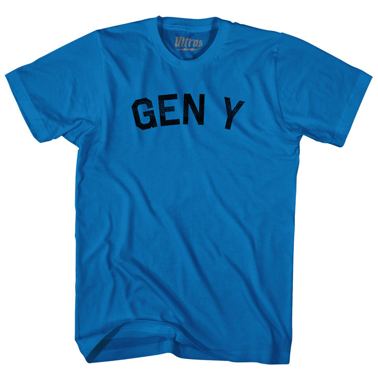 Gen Y Adult Cotton T-shirt - Royal Blue
