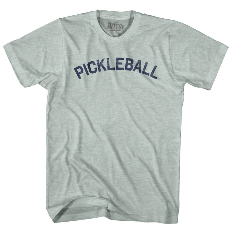 Pickleball Adult Tri-Blend T-shirt - Athletic Cool Grey