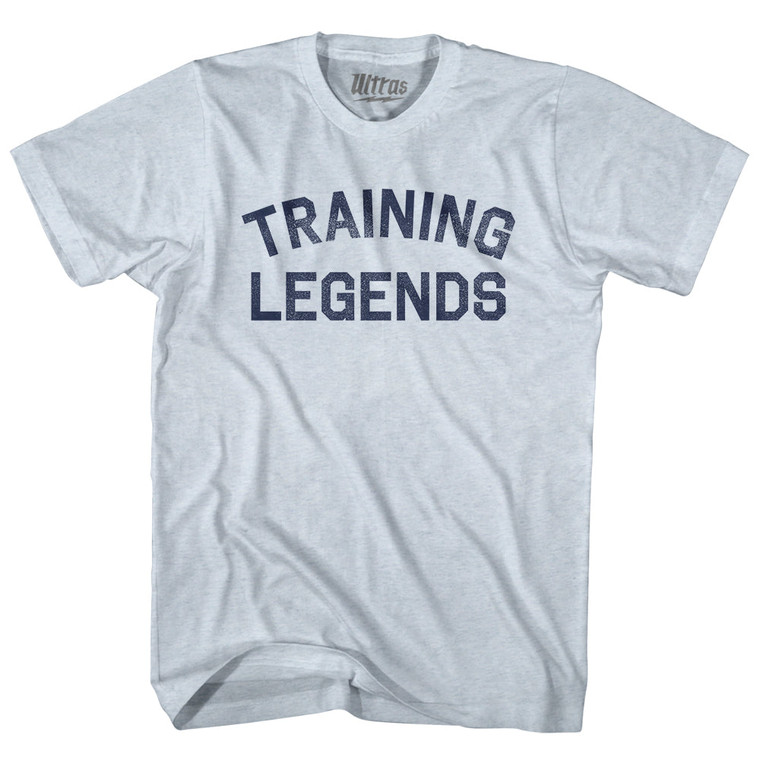 Training Legends Adult Tri-Blend T-shirt - Athletic White