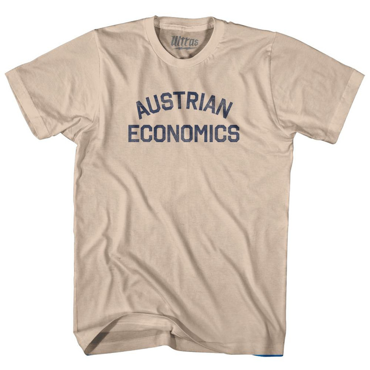 Austrian Economics Adult Cotton T-Shirt - Creme