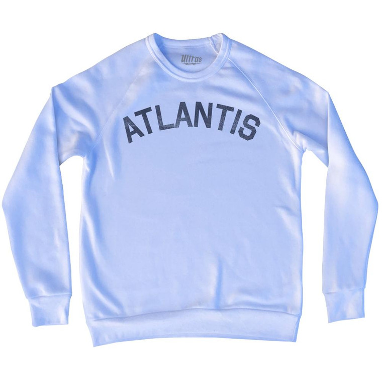 Atlantis Adult Tri-Blend Sweatshirt - White