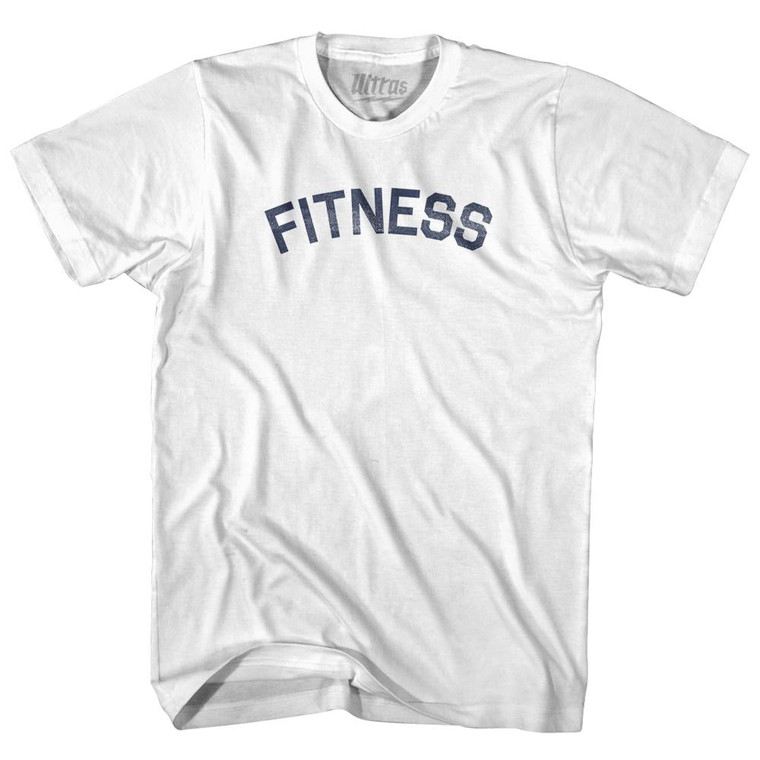 Fitness Womens Cotton Junior Cut T-Shirt - White
