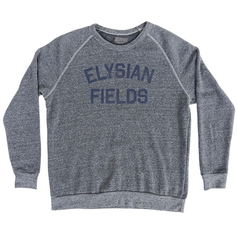 Elysian Fields Adult Tri-Blend Sweatshirt - Athletic Grey