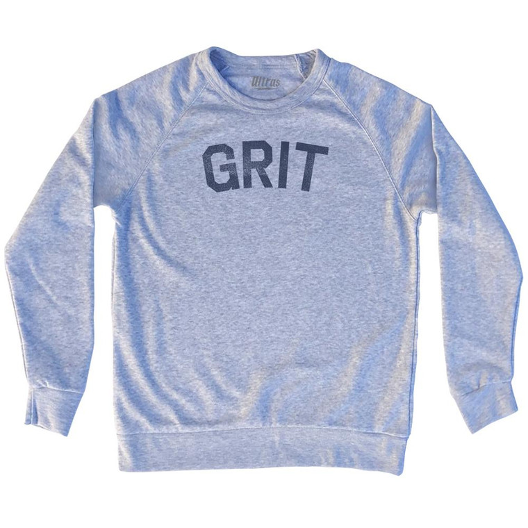 Grit Adult Tri-Blend Sweatshirt - Heather Grey