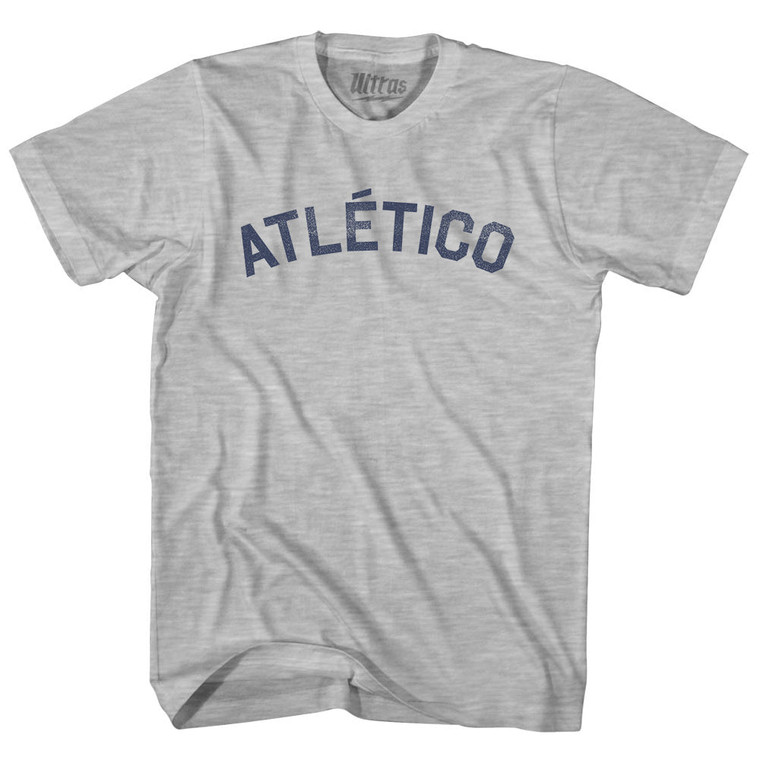 Atletico Womens Cotton Junior Cut T-Shirt - Grey Heather