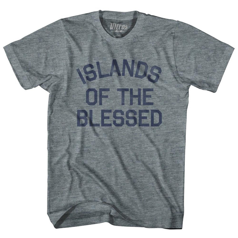 Islands Of The Blessed Womens Tri-Blend Junior Cut T-Shirt - Athletic Grey