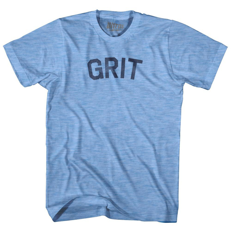 Grit Adult Tri-Blend T-Shirt - Athletic Blue