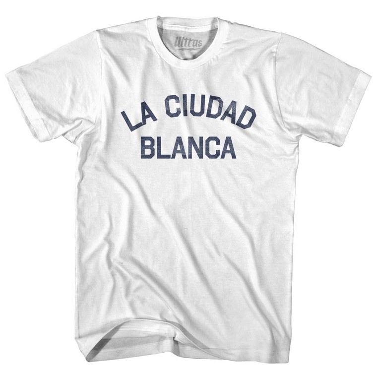 La Ciudad Blanca Adult Cotton T-Shirt - White