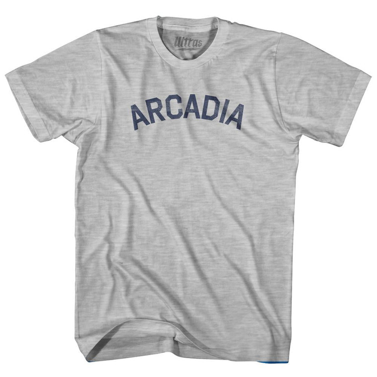Arcadia Adult Cotton T-Shirt - Grey Heather
