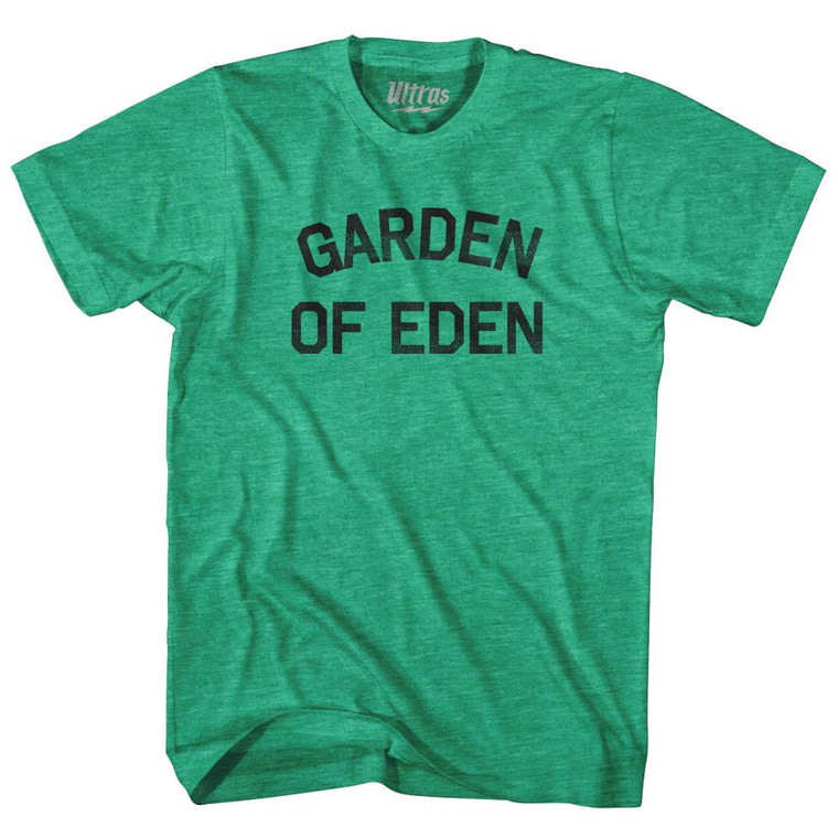 Garden Of Eden Adult Tri-Blend T-Shirt - Heather Green