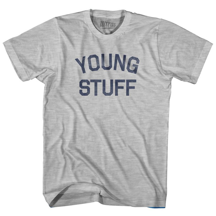 Young Stuff Womens Cotton Junior Cut T-Shirt - Grey Heather