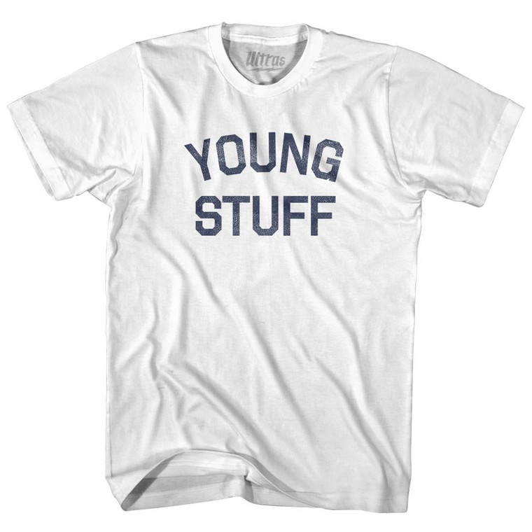 Young Stuff Womens Cotton Junior Cut T-Shirt - White