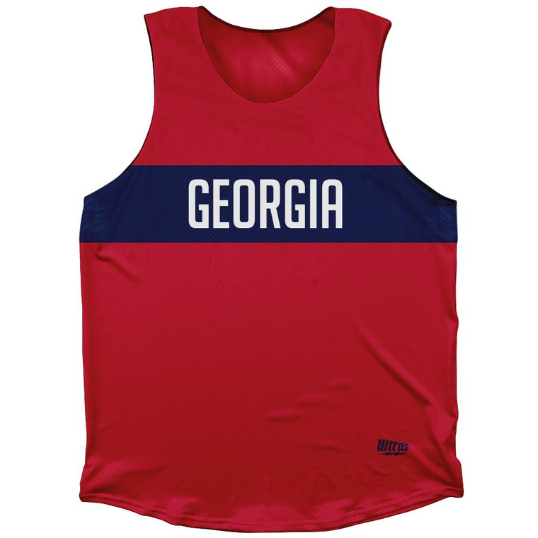 Georgia Finish Line Athletic Tank Top - Red