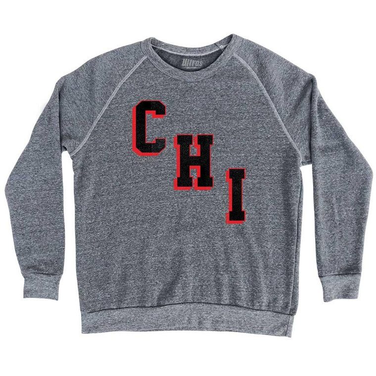 Chi Miracle Adult Tri-Blend Sweatshirt - Athletic Grey