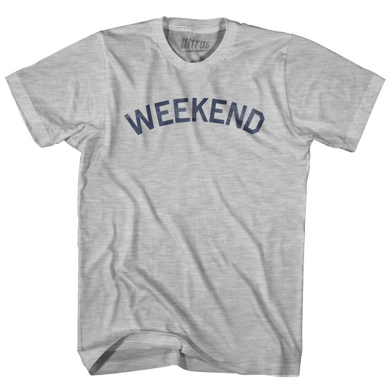 Weekend Womens Cotton Junior Cut T-Shirt - Grey Heather