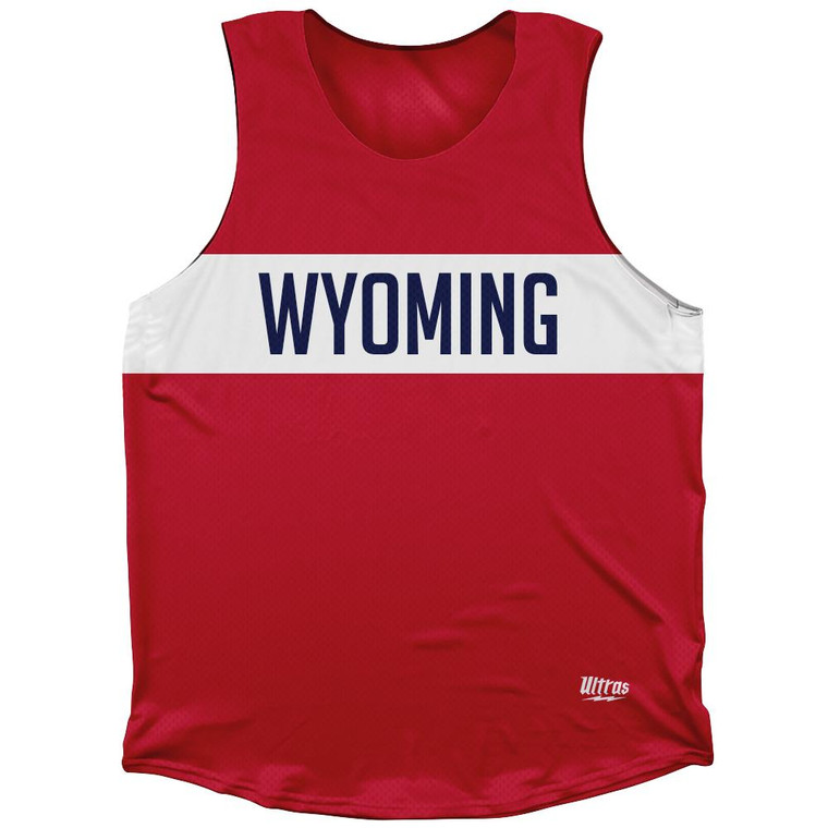 Wyoming Finish Line Athletic Tank Top - Red