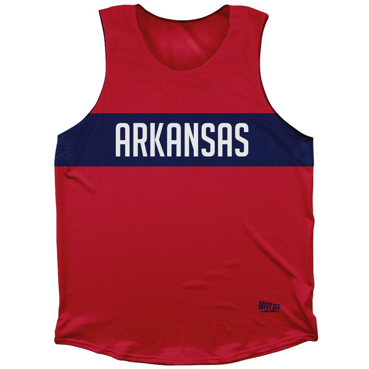 Arkansas Finish Line Athletic Tank Top - Red