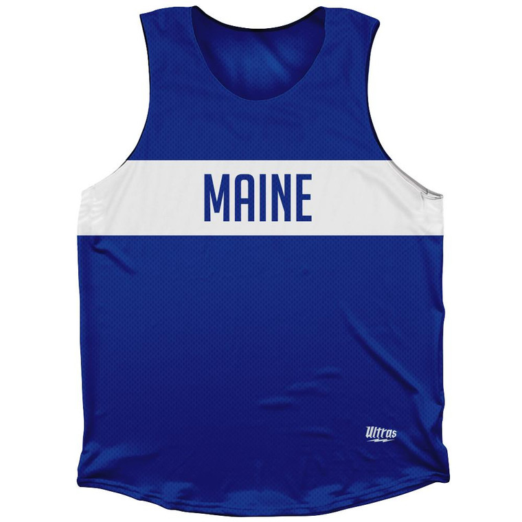 Maine Finish Line Athletic Tank Top - Blue