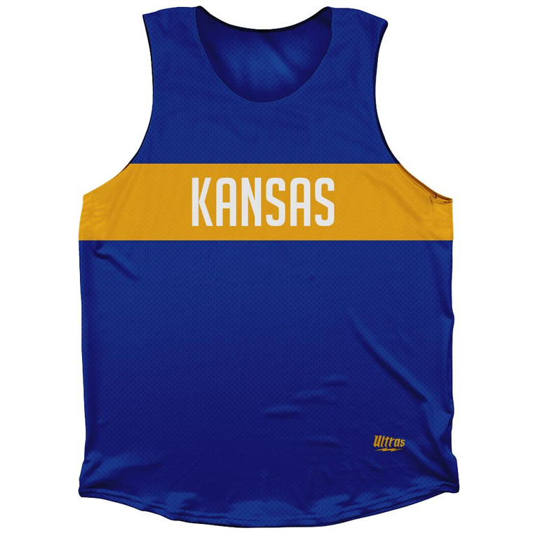 Kansas Finish Line Athletic Tank Top - Blue