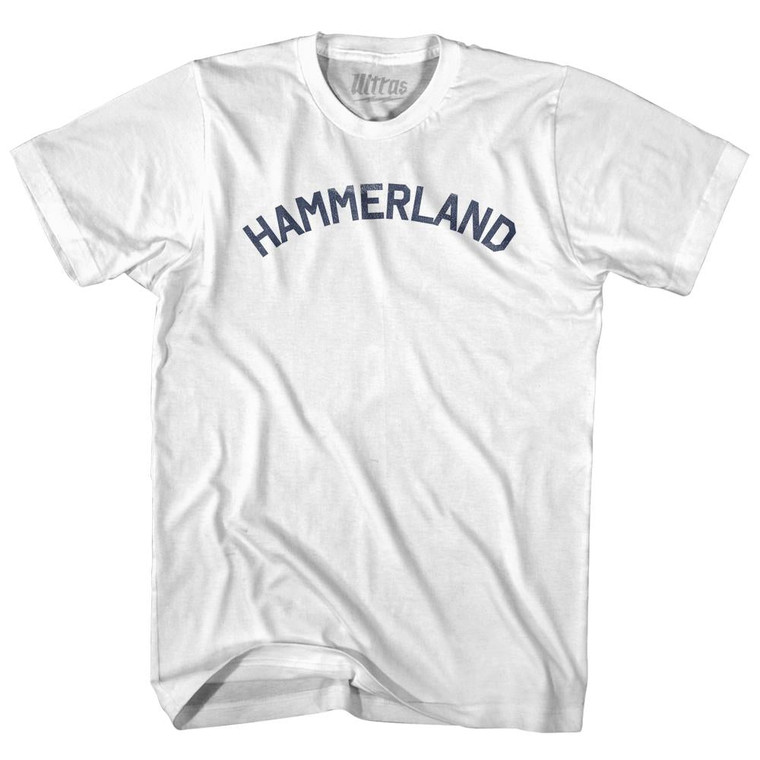 Hammerland Adult Cotton T-Shirt - White