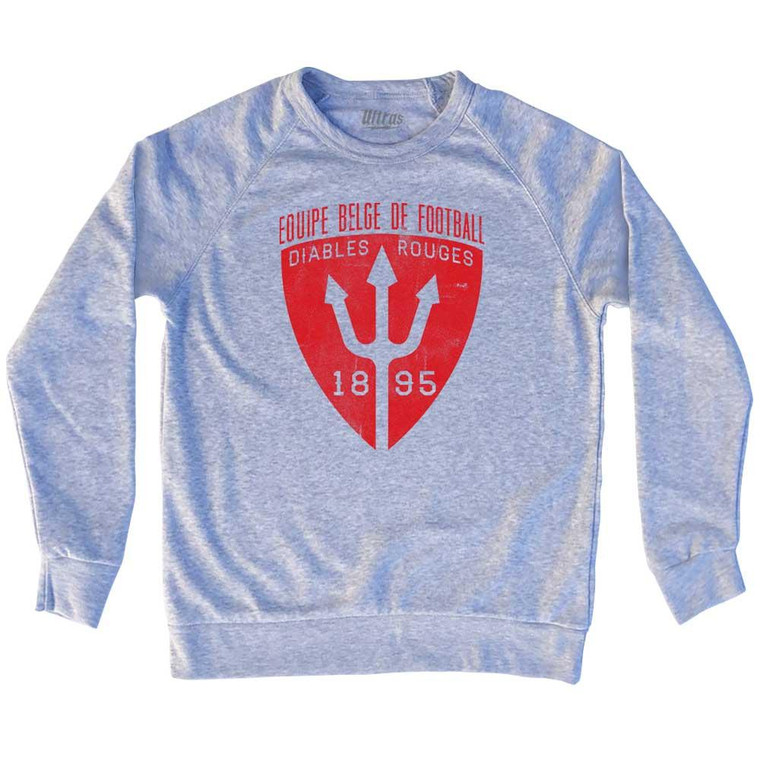 Belgium Diables Adult Tri-Blend Sweatshirt - Heather Grey