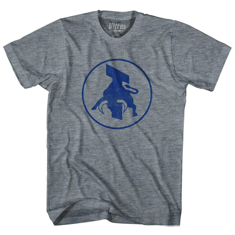 San Diego Toros Adult Tri-Blend T-Shirt - Athletic Grey