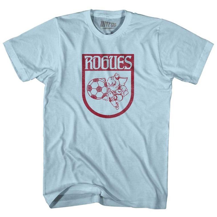 Rogues Adult Cotton T-Shirt - Light Blue