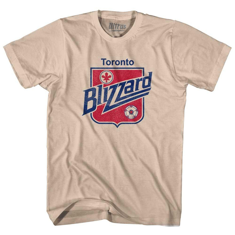 Toronto Blizzard Adult Cotton T-Shirt - Creme