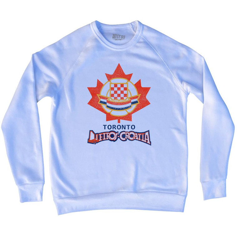 Toronto Metros Croatia Adult Tri-Blend Sweatshirt - White