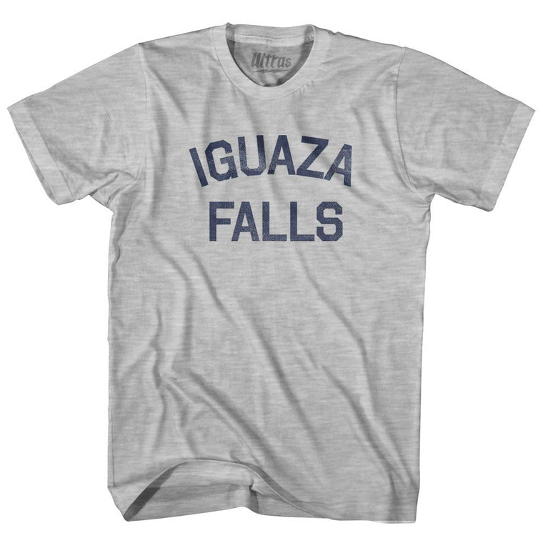 Iguaza Falls Womens Cotton Junior Cut T-Shirt - Grey Heather