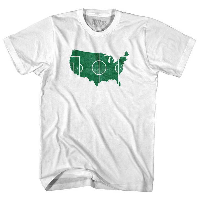 American Pitch Adult Cotton Soccer T-shirt - White