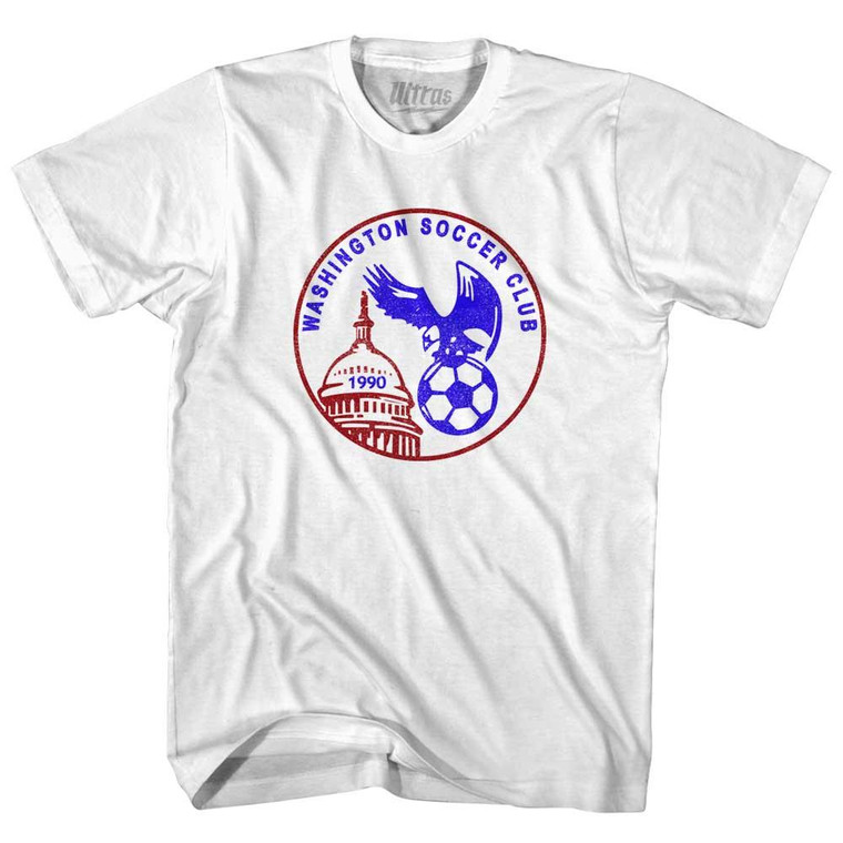 Washington Soccer Club Adult Cotton Soccer T-shirt - White