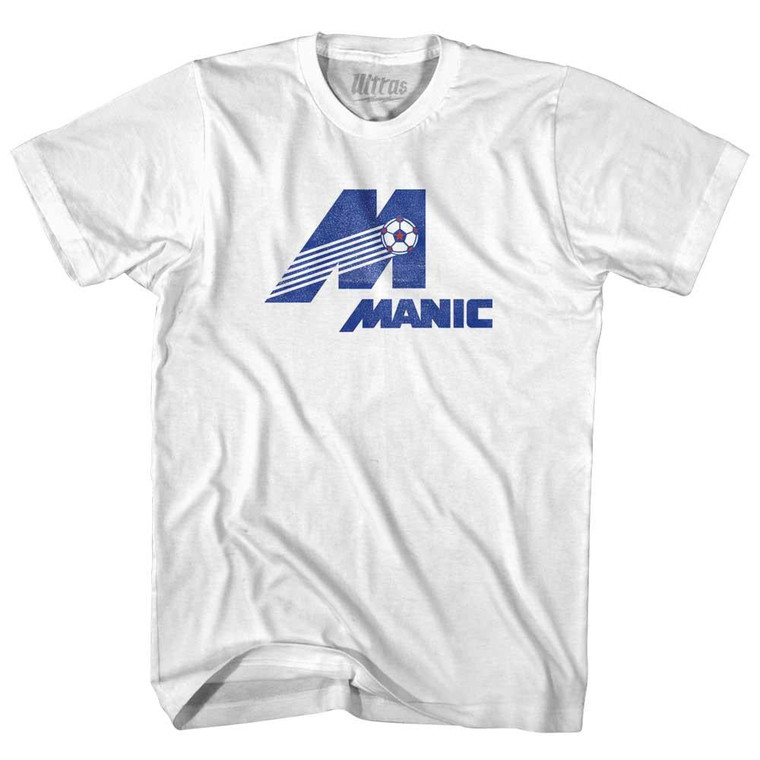 Montreal Manic Adult Cotton Soccer T-shirt - White