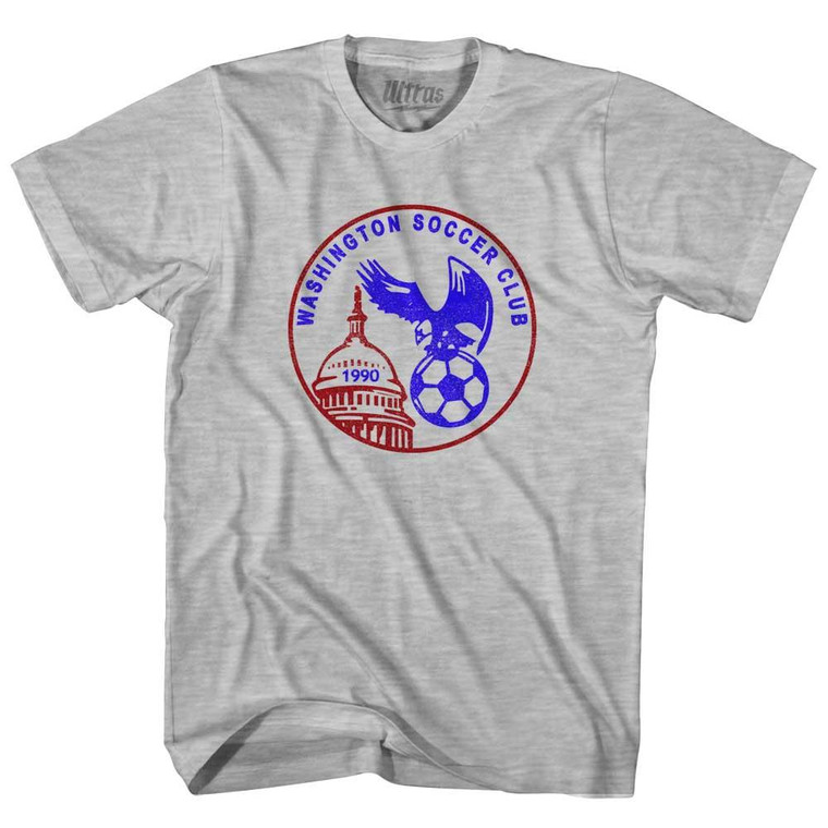 Washington Soccer Club Womens Cotton Junior Cut Soccer T-shirt - Grey Heather