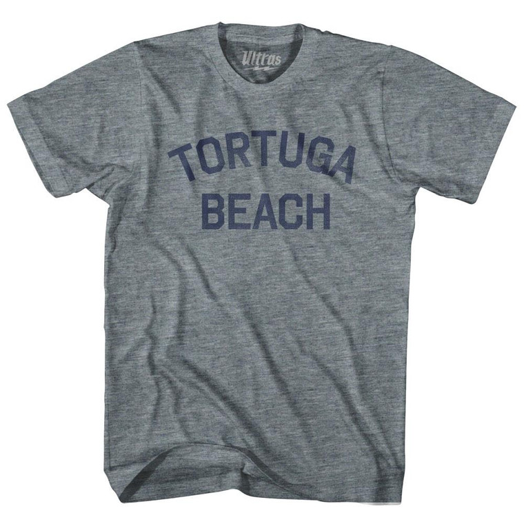 Tortuga Beach Youth Tri-Blend T-Shirt - Athletic Grey