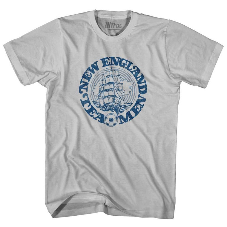 New England Tea Men Adult Cotton Soccer T-shirt - Cool Grey