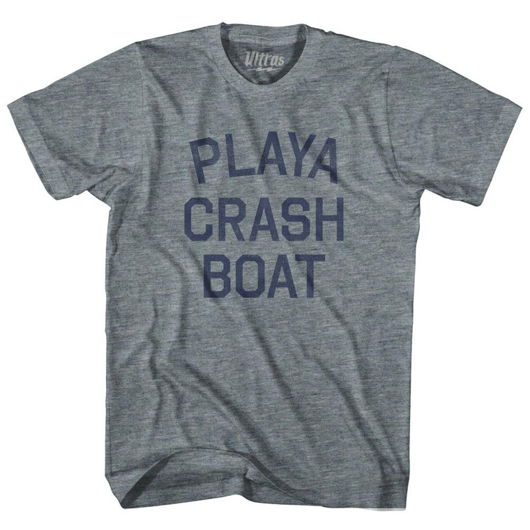 Playa Crash Boat Youth Tri-Blend T-Shirt - Athletic Grey